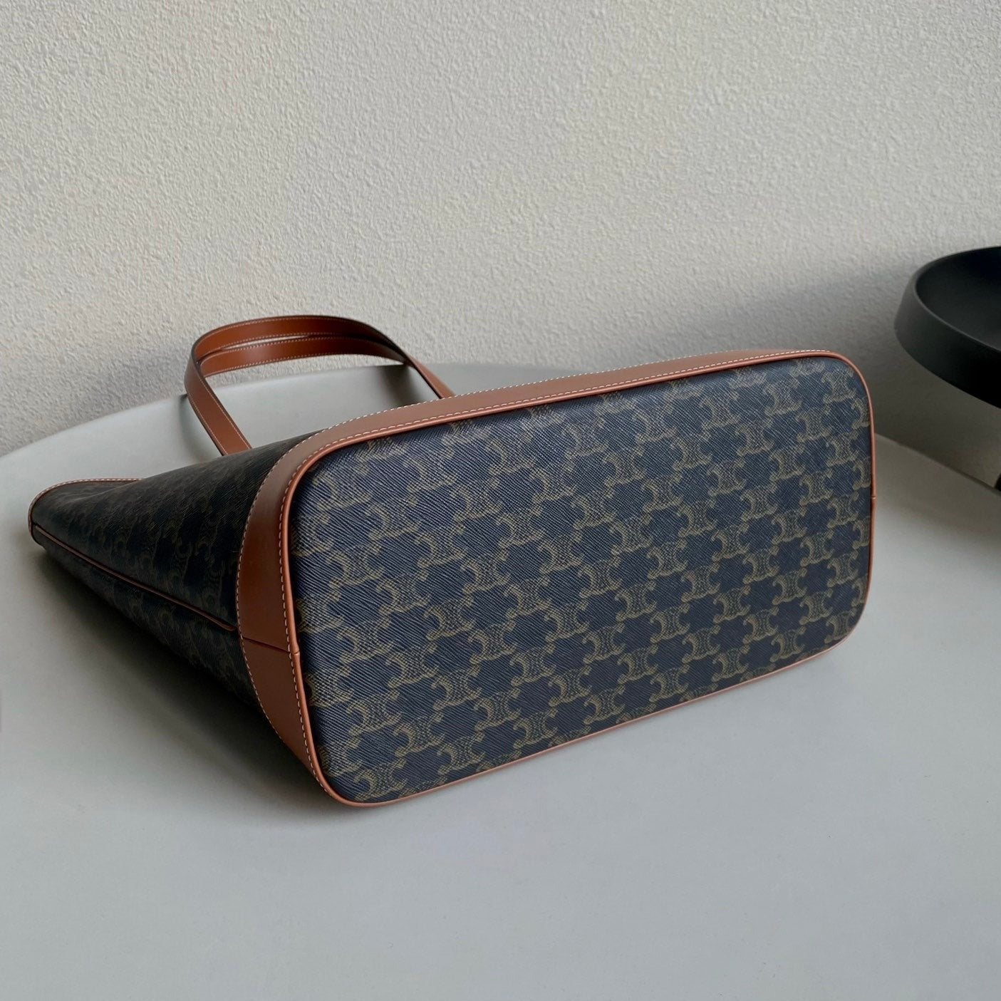 CELINE TRIOMPHE 26 TAN CALFSKIN