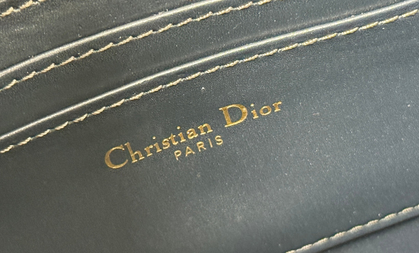 DIOR 25S 30 MONTAIGNE AVENUE POUCH WITH FLAP 30 IN BLUE  OBLIQUE JACQUARD