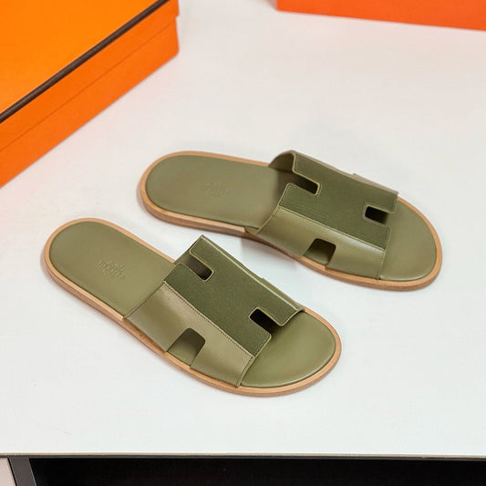 HERMES Izmir sandal Vert Toundra